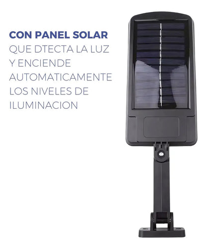 Lámpara COB de pared LED sensor de movimiento y solar