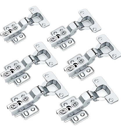 Pack X6 Bisagras Autoreten De Cazoleta 35mm Semi Curva