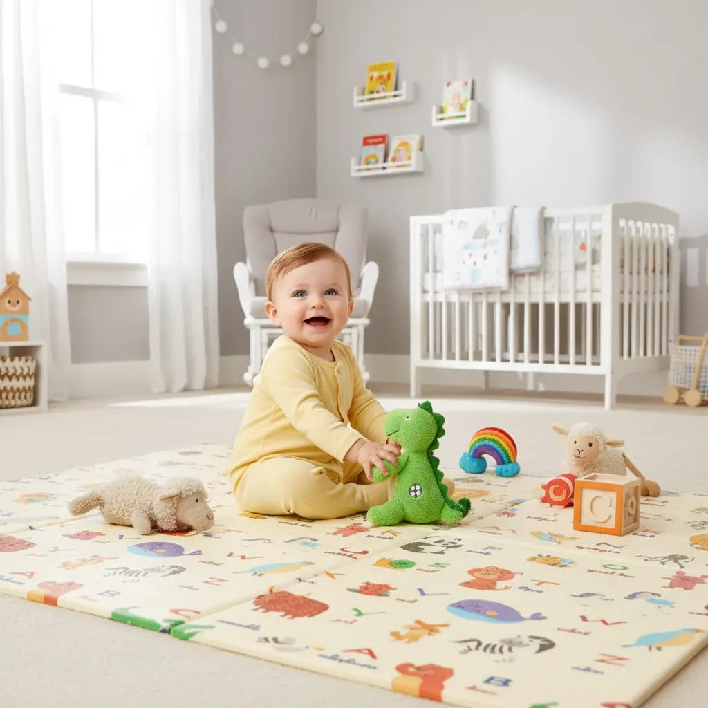 Alfombra antigolpes infantil reversible 200x180 bebes-niños