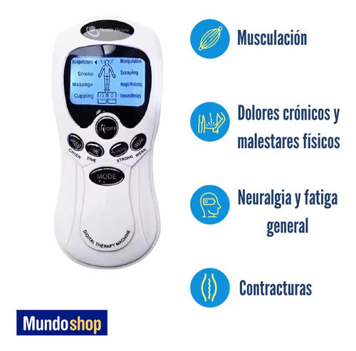 Electroestimulador Maquina Masajes Masajeador Electrofisico