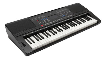 Órgano piano teclado electrónico 61 teclas USB pantalla LED negro