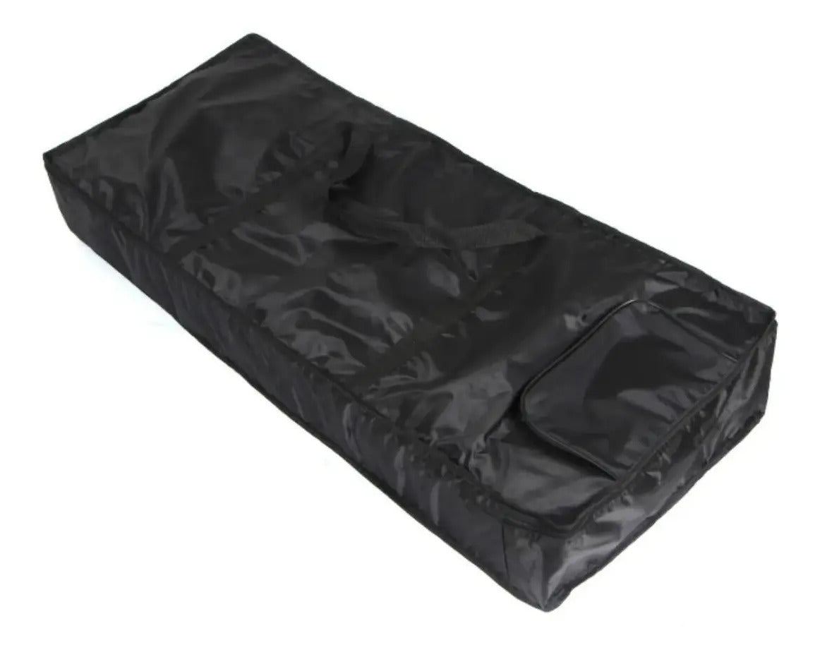 Pack teclado musical órgano piano + funda protectora negro