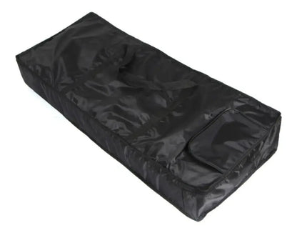 Pack teclado musical órgano piano + funda protectora negro