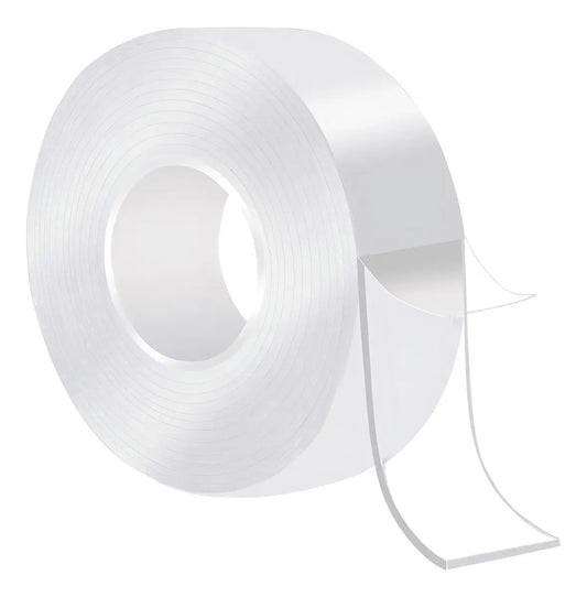 Cinta adhesiva nano tape gel doble faz transparente