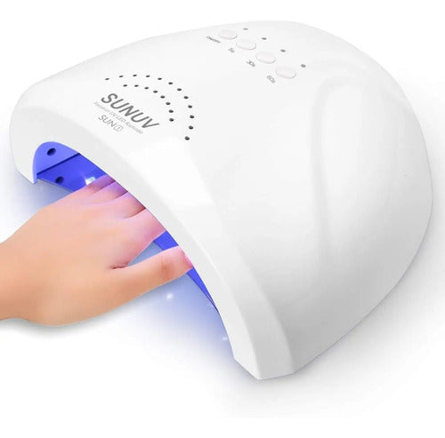 Lampara Uv Led Secador Uñas Profesional En Gel Premium 48w