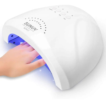 Lampara Uv Led Secador Uñas Profesional En Gel Premium 48w