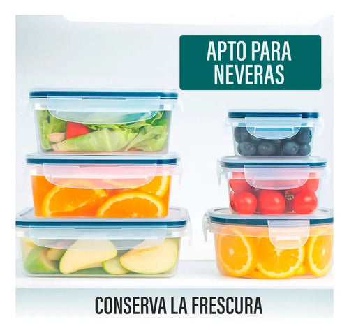 24 Recipientes Tarros Tuppers Herméticos Color Transparente Blanco