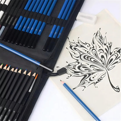 Kit dibujo técnico Piccoly 72 piezas con estuche