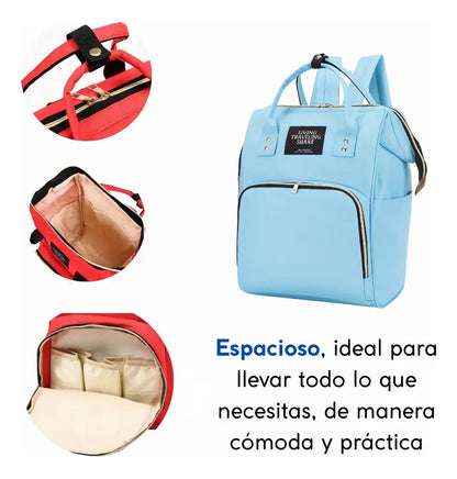 Bolso mochila maternal bebe resistente impermeable madre