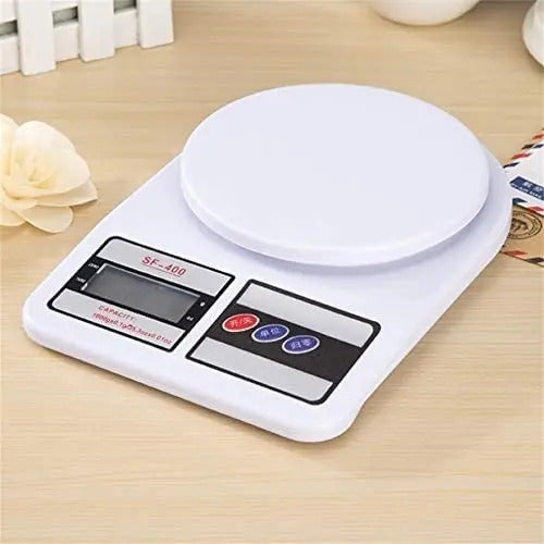 Balanza de cocina digital precisión 1g hasta 5kg blanco