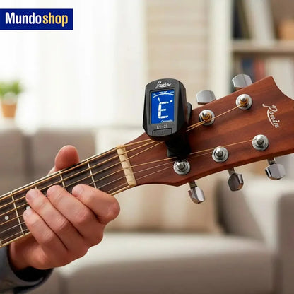 Afinador digital para guitarra tipo clip musica