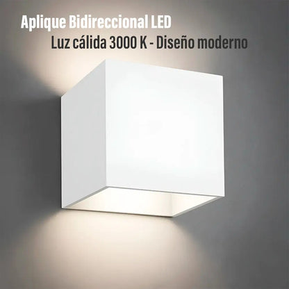 Aplique Bidireccional Pared Exterior Led Jardin Calidad