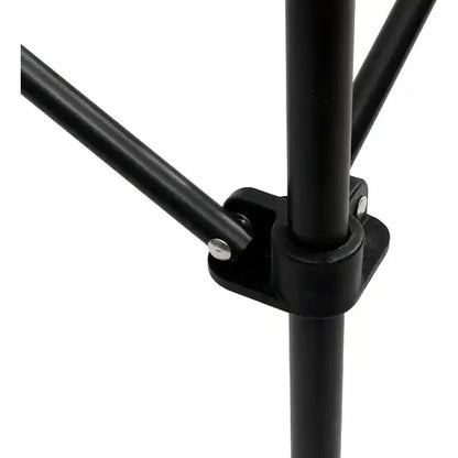 Mesa plegable exterior jardín camping símil madera aluminio negro