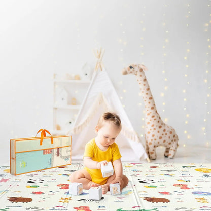 Alfombra antigolpes infantil reversible 180x150 bebes-niños