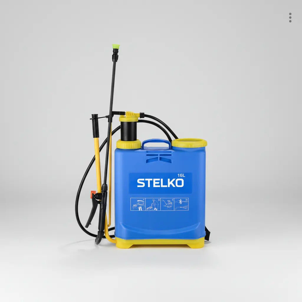 Fumigador pulverizador mochila de jardín 16 litros manual azul