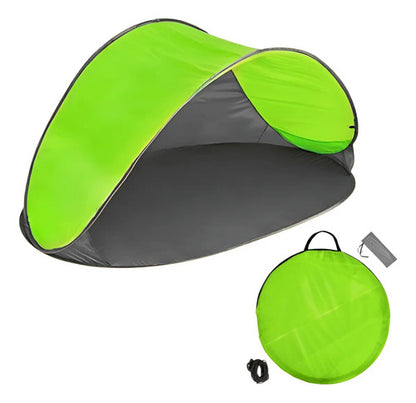 Carpa Playera Automática Plegable Ideal Para Verano Camping Verde