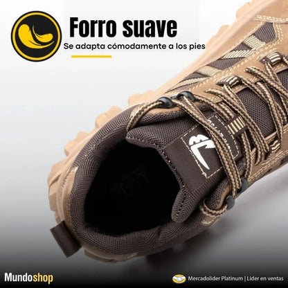 Calzado Bota De Seguridad Para Trabajo Punta Reforzada