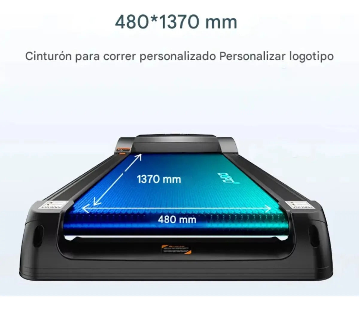 Caminadora eléctrica plegable motor DC de 3.25 HP