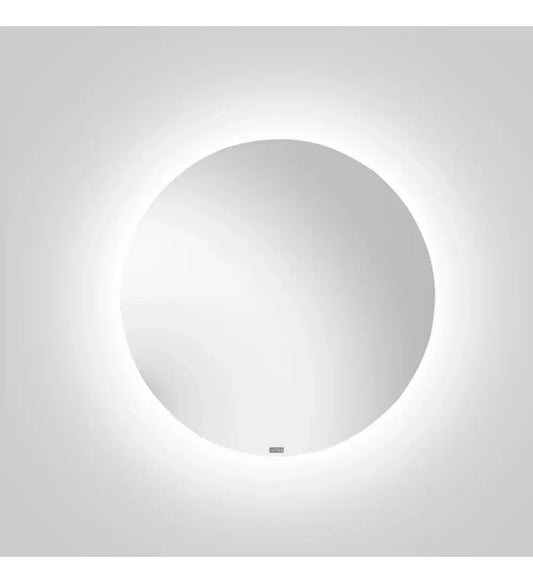 Espejo redondo con luz LED sin marco 70cm diametro tactil blanco