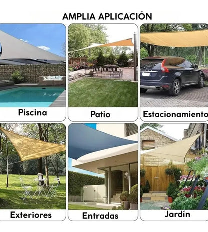 Accesorios para toldo vela 8mm reforzado acero inox exterior