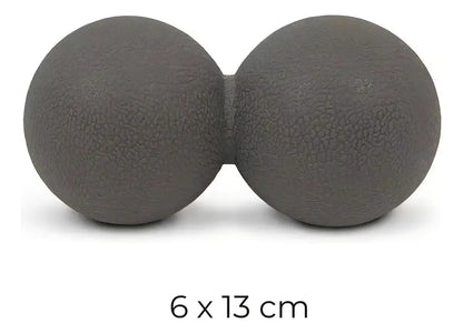Rolo rodillo Bosco foam roller masajeador pilates set full negro