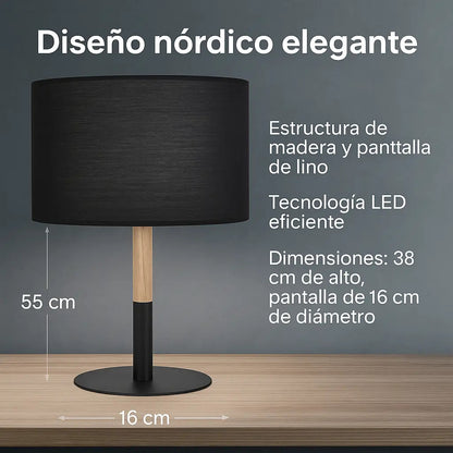 Lampara portatil de escritorio LED nordica Florencia
