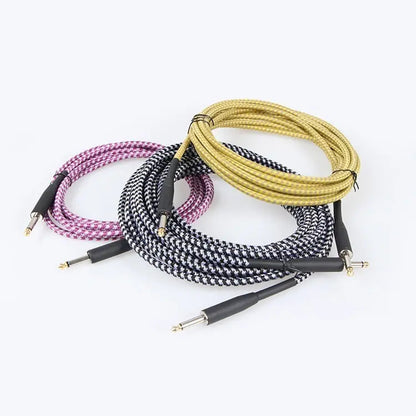 Cable plug 6 metros profesional instrumento guitarra bajo