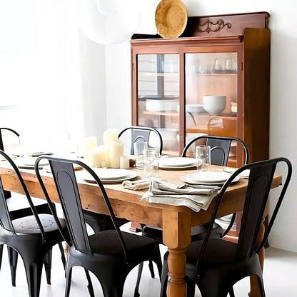Silla Tolix reforzada interior/exterior metalica comedor