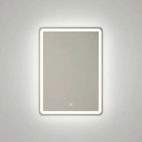 Espejo Touch Sin Marco Con Luz Led 50x70cm Táctil Blanco