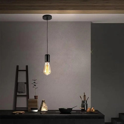 Portalamparas Colgante Liso Decorativo Pase E27 Techo