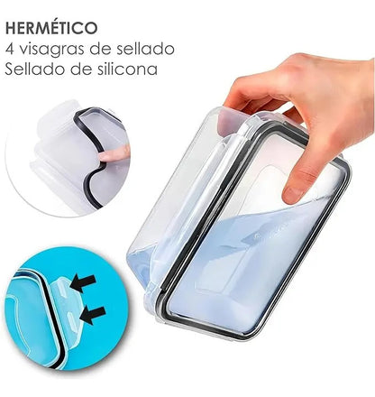 Recipientes herméticos 34 contenedores