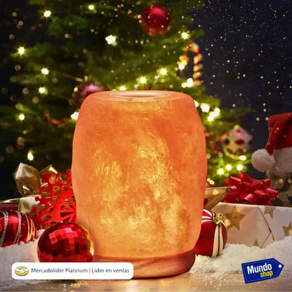 Lámparas De Sal Del Himalaya Aroma Esencia De Regalo. Naranja