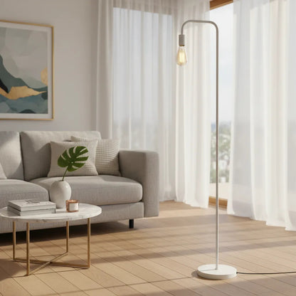 Lámpara de pie moderna nordica metal retro 1.5 metros