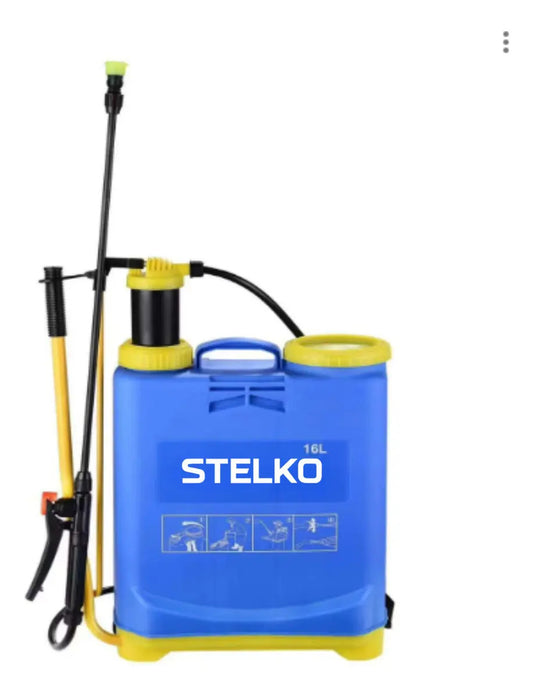 Fumigador pulverizador mochila de jardín 16 litros manual azul