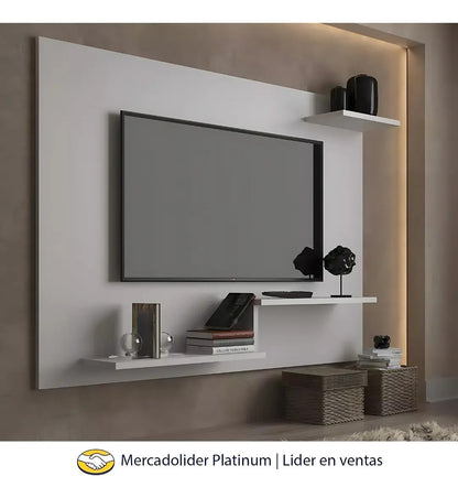 Panel rack TV Filadelfia nordico 42 pulgadas madera
