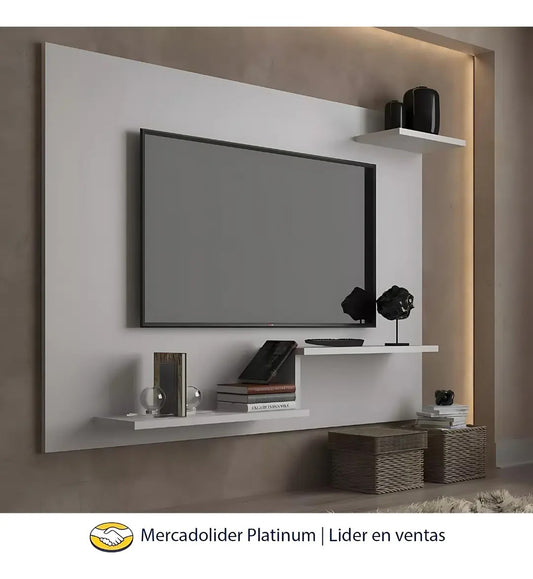 Panel rack TV Filadelfia nordico 42 pulgadas madera