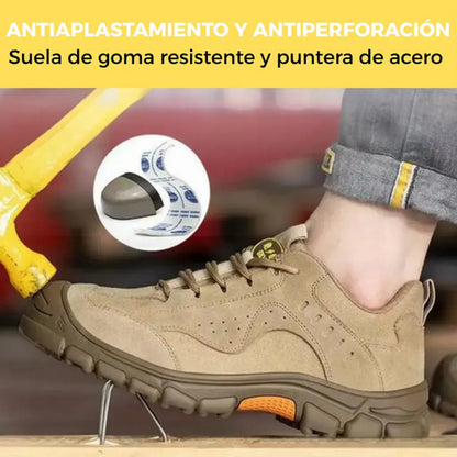 Calzado De Trabajo Seguridad Punta Reforzada Estilo Casual