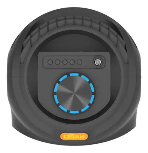 Parlante Bluetooth Karaoke Luces Rgb 8 Pulgadas Recargable Negro