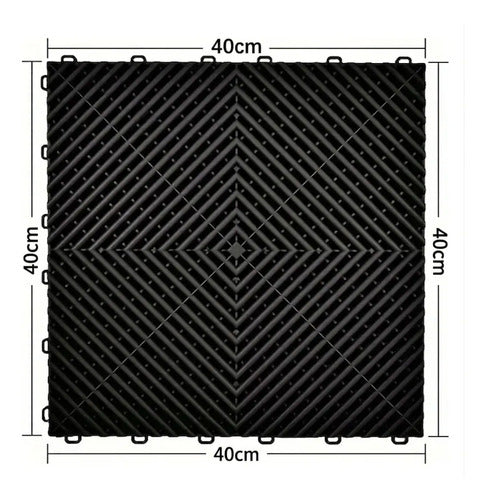 Piso Encastrable 40x40cm Polipropileno Baldosa Detailing