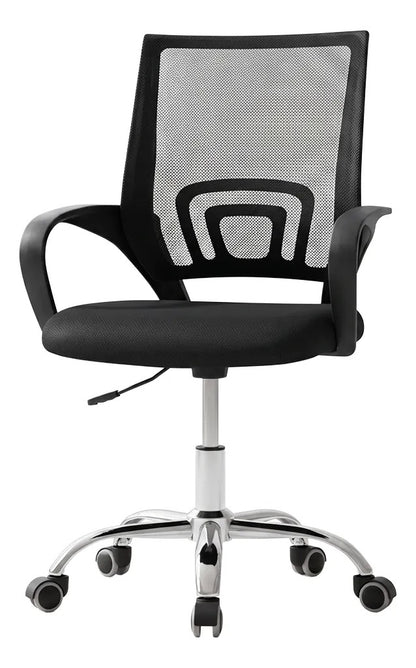 Silla giratoria de escritorio oficina regulable ergonómica negro