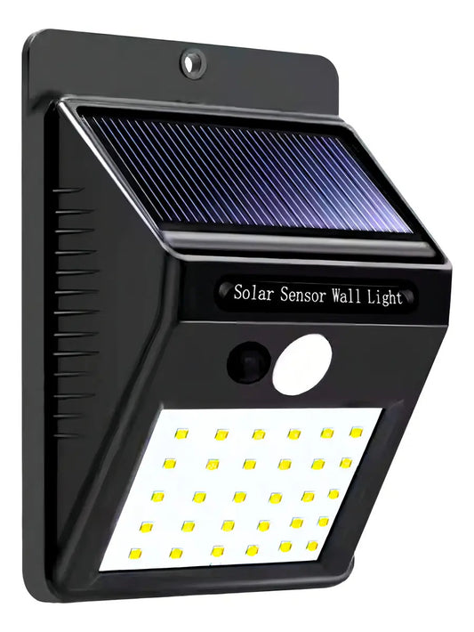 Pack x10 focos solares LED exterior con sensor luz fria
