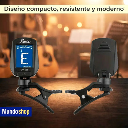 Afinador digital para guitarra tipo clip musica