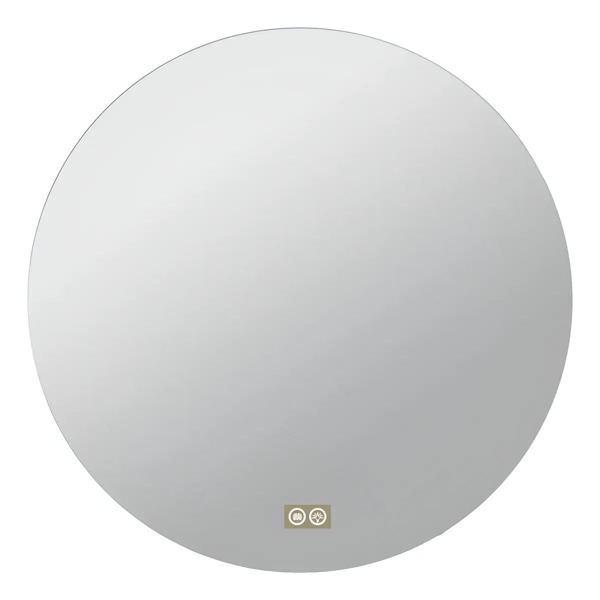 Espejo redondo con luz LED sin marco 80cm diametro tactil