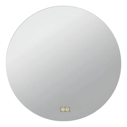 Espejo redondo con luz LED sin marco 80cm diametro tactil