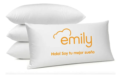 Colchón espuma 2 plazas Emily 17 alta densidad + 2 almohadas