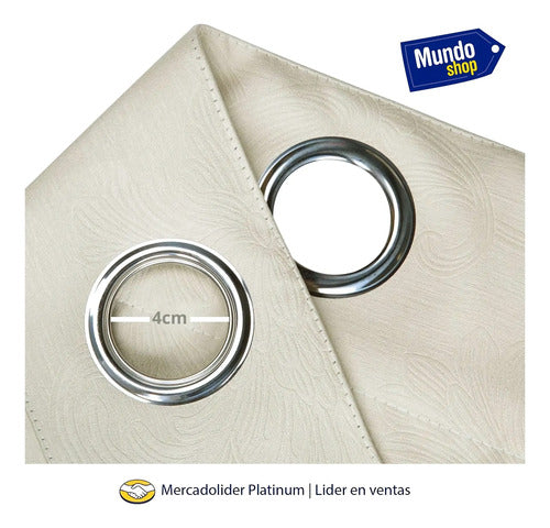 Cortinas Blackout 2 Paños 220cm X 140cm Satinado Calidad