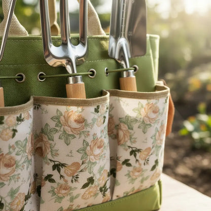 Kit herramientas de jardinería huerta 9 piezas + bolso