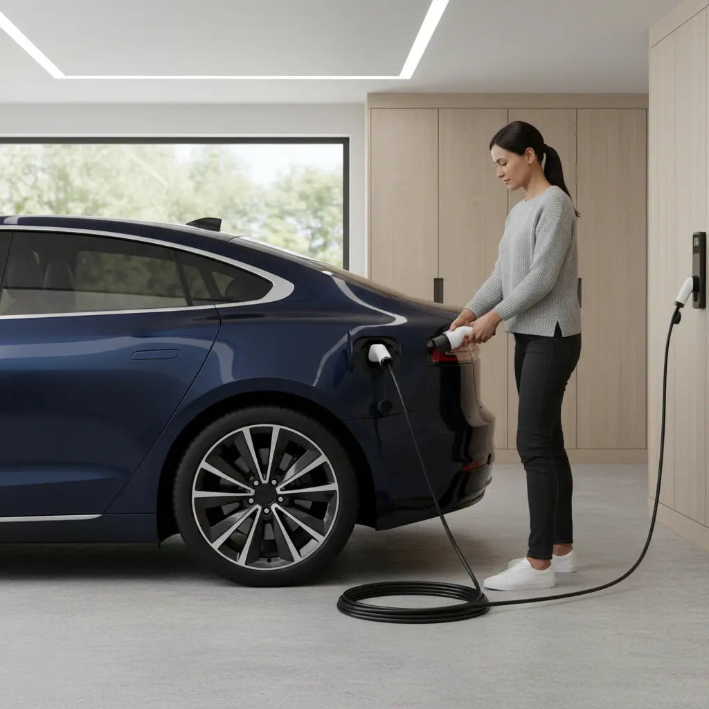 Cargador de auto eléctrico tipo2 a GBT EV 3.5kw 450/750v GBT negro