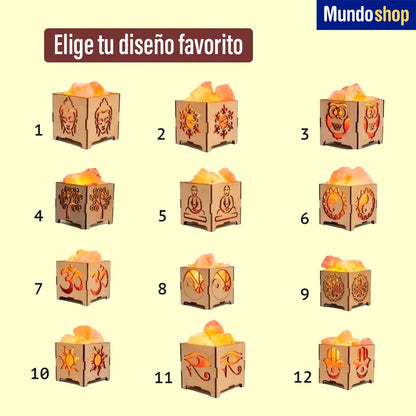 Lámparas de sal del Himalaya fanal tematico 10 x10