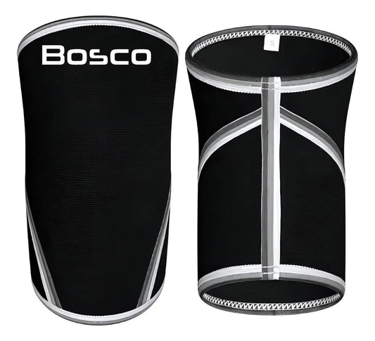 Rodillera deportiva de neopreno Bosco negro crossfit gym talle m